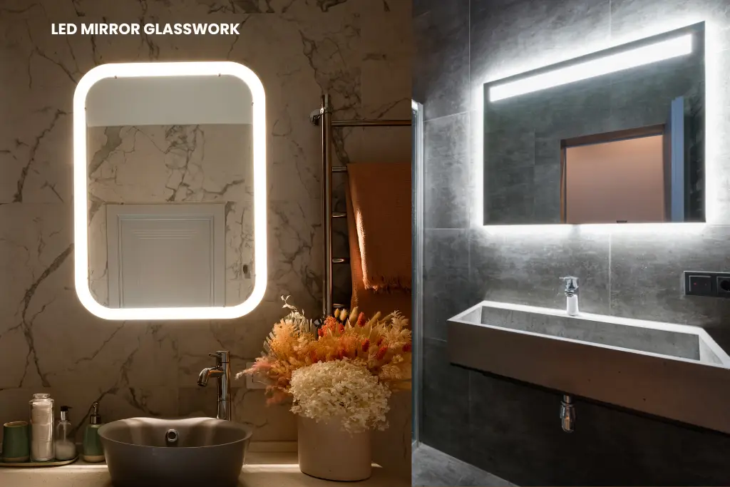 LED Mirror gLASS WORK