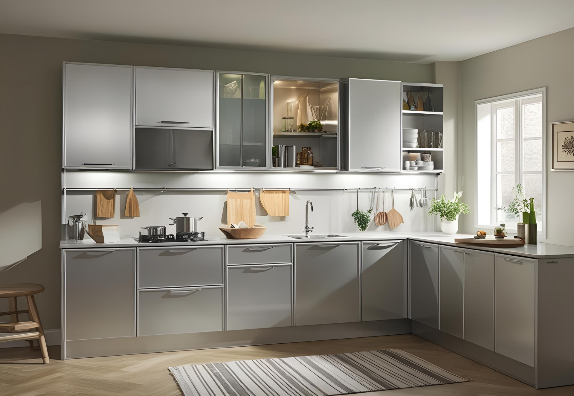 ALUMINIUM KITCHEN CABINETS