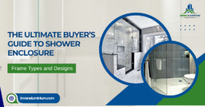 Shower enclosure frame types