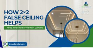 2×2 false ceiling for winter insulation