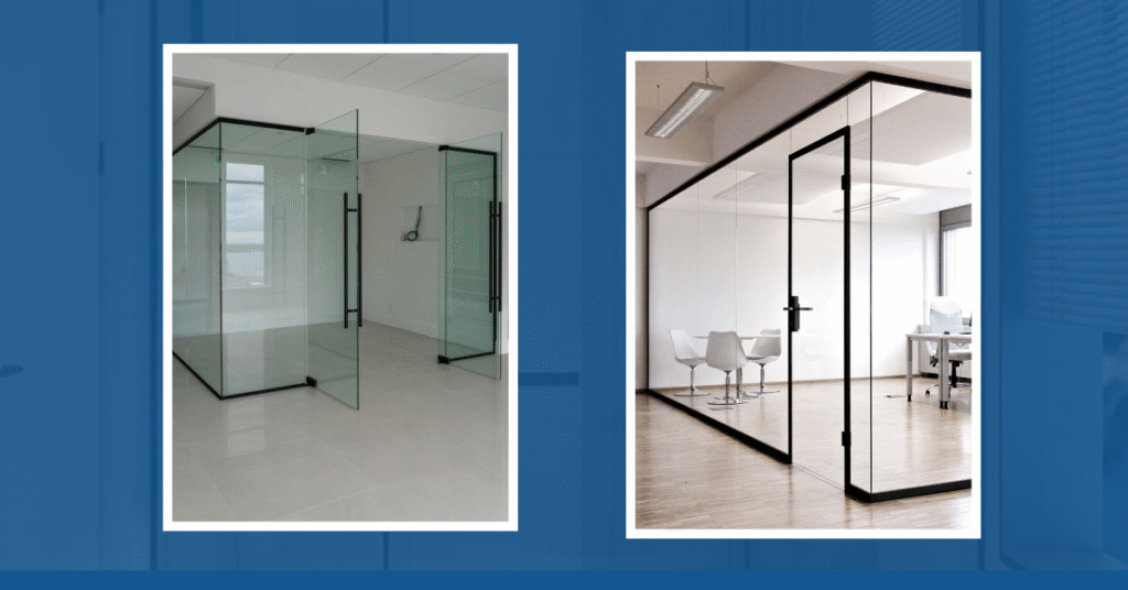 Commercial glass partition solutions