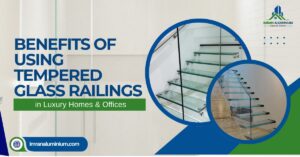 tempered glass railings