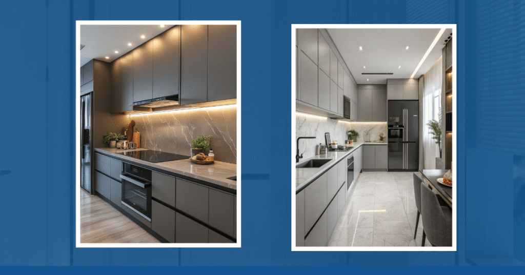 aluminium kitchen cabinets fireproof