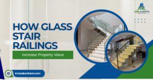 modern glass stair railing design