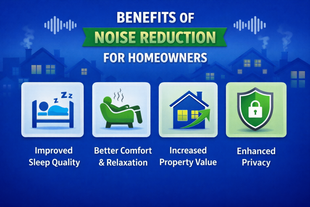 Aluminum windows noise reduction