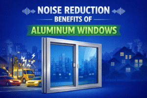 Noise reduction benefits of aluminum windows