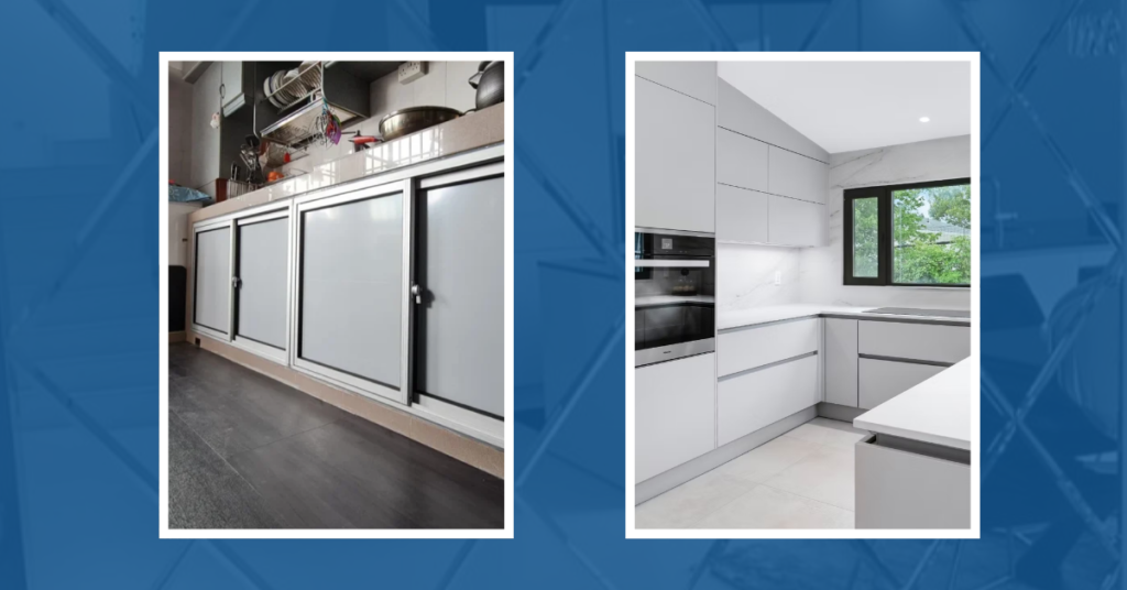 Sliding Door Aluminium Cabinets