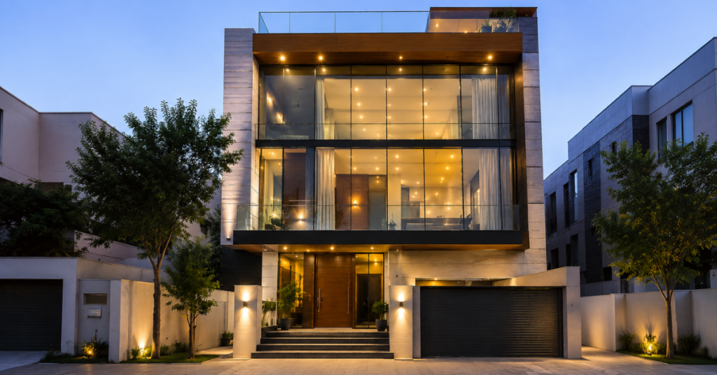 Frosted Glass Elevation