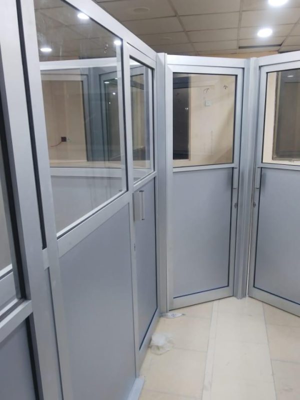 Aluminium glass partition Karachi